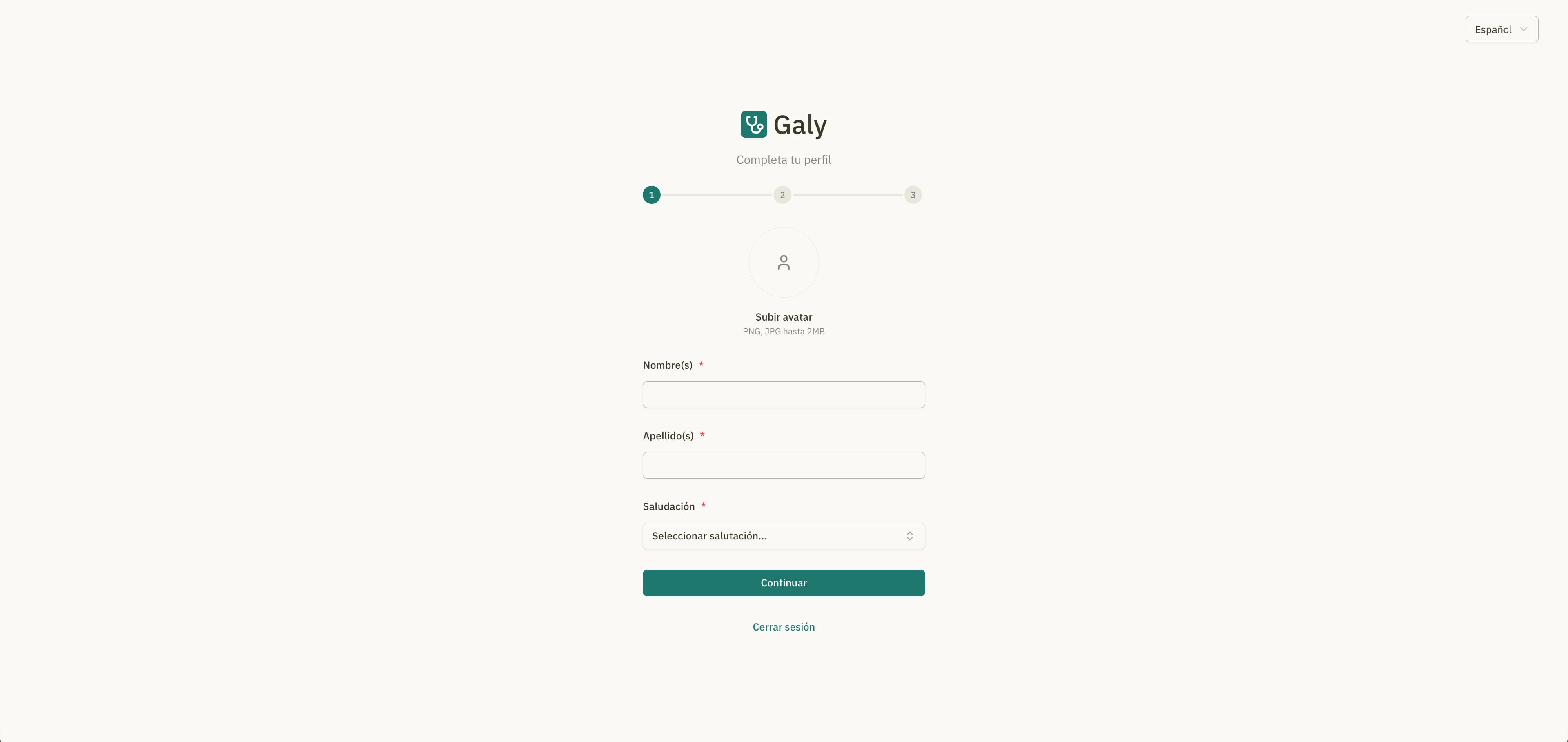 Configuracion inicial